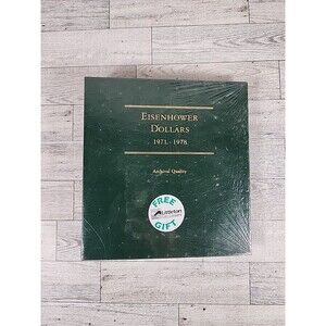 Eisenhower Dollars 1971-1978 Littleton Coin Binder NEW SEALED
